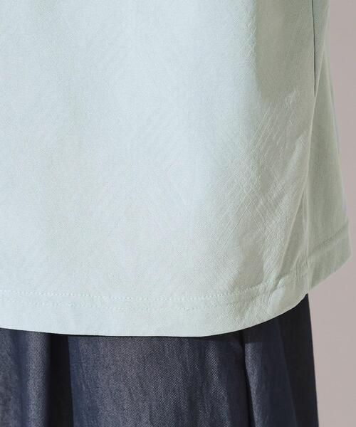 THE SHOP TK (ザ ショップ ティーケー )の「【接触冷感/吸水速乾/UVカット】パーフェクテック リンクス柄 半袖Tシャツ(Tシャツ/カットソー・メンズ・ネイビー/オフホワイト/サックスブルー・02/03/04)」の21枚目の写真