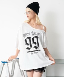 WEGO/ワンショルナンバリングビッグT