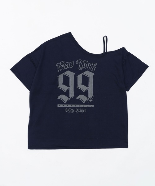 WEGO(ウィゴー)の「WEGO/ワンショルナンバリングビッグT(Tシャツ/カットソー・レディース・ネイビー/ホワイト・FREE)」の19枚目の写真