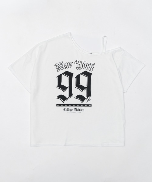 WEGO(ウィゴー)の「WEGO/ワンショルナンバリングビッグT(Tシャツ/カットソー・レディース・ネイビー/ホワイト・FREE)」の20枚目の写真