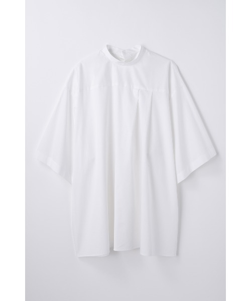 ENFOLD(エンフォルド)の「SOLID HEXAGON BLOUSE(シャツ/ブラウス・レディース・ホワイト/ダークネイビー/ライトグリーン・38)」の1枚目の写真