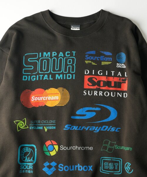 Sourcream(サワークリーム)の「【Sourcream】カンパニーロゴ切りっぱなしスウェット(スウェット・レディース・チャコールグレー/ブラック・FREE)」の10枚目の写真