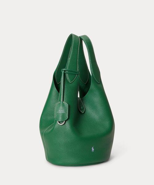 POLO RALPH LAUREN メッセンジャーバック　PVCレザー 緑 Polo Play レザー トート（トートバッグ）｜POLO RALPH LAUREN（ポロ