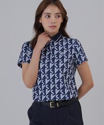 【St ANDREWS】【吸水速乾】【UVカット】SAラインプリント半袖シャツ (WOMENS)