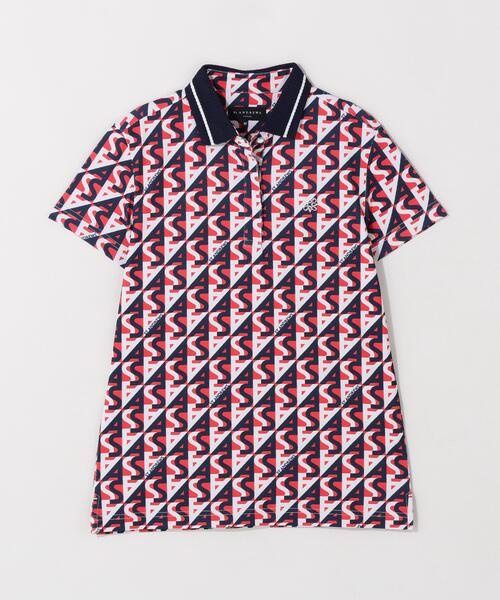 St ANDREWS(セントアンドリュース)の「【St ANDREWS】【吸水速乾】【UVカット】SAラインプリント半袖シャツ (WOMENS)(ポロシャツ・レディース・ネイビー・S)」の10枚目の写真