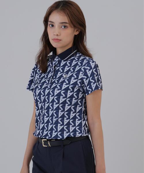 St ANDREWS(セントアンドリュース)の「【St ANDREWS】【吸水速乾】【UVカット】SAラインプリント半袖シャツ (WOMENS)(ポロシャツ・レディース・ネイビー・S)」の14枚目の写真
