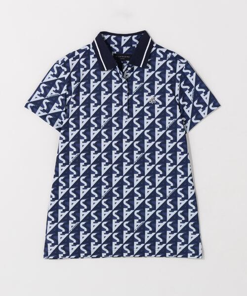 St ANDREWS(セントアンドリュース)の「【St ANDREWS】【吸水速乾】【UVカット】SAラインプリント半袖シャツ (WOMENS)(ポロシャツ・レディース・ネイビー・S)」の18枚目の写真