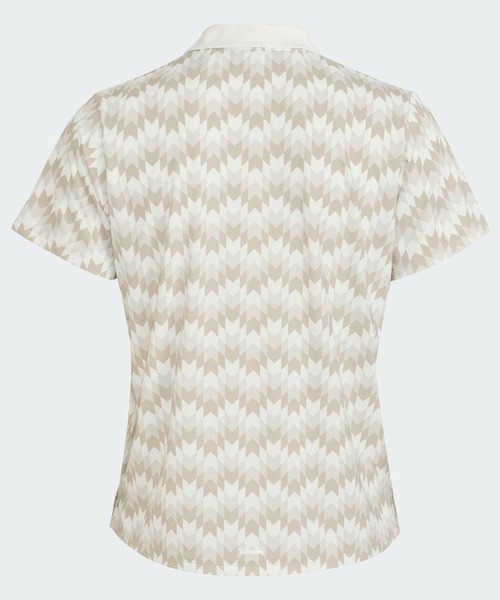 adidas（アディダス）の「CLIMACOOL クライマクールシーズナルプリント 半袖ポロシャツ【adidas Golf/アディダスゴルフ】（ポロシャツ・レディース・ホワイト系その他・SMALL/MEDIUM/LARGE/X-LARGE/X-SMALL）」の2枚目の写真