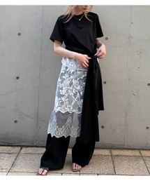 タイディテールTシャツ / Tie-Detail T-Shirt