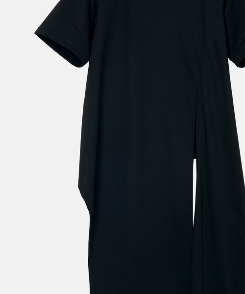 LE CIEL BLEU(ルシェルブルー)の「タイディテールTシャツ / Tie-Detail T-Shirt(Tシャツ/カットソー・レディース・チャコールグレー/オフホワイト・36)」の10枚目の写真