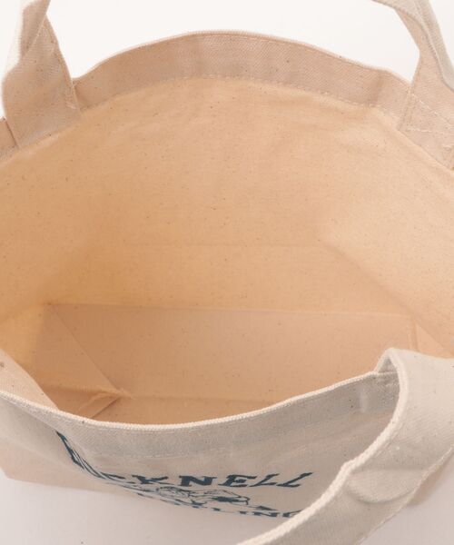 Ol' Basics(オールベーシックス)の「Ol' Basics(オール・ベーシックス) トートバッグ キャンバス レスリングイラスト カレッジロゴ プリント 鞄 BAG アメカジ メンズ レディース ユニセックス Sサイズ(トートバッグ・レディース・ナチュラル・FREE)」の5枚目の写真
