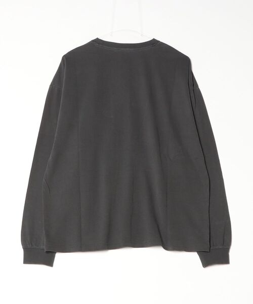 E-COME（イーカム）の「DMK-LST20  PIGMENT LONG SLEEVE TEE MICKEY（Tシャツ/カットソー・メンズ・ブラック・L/XL/M）」の2枚目の写真