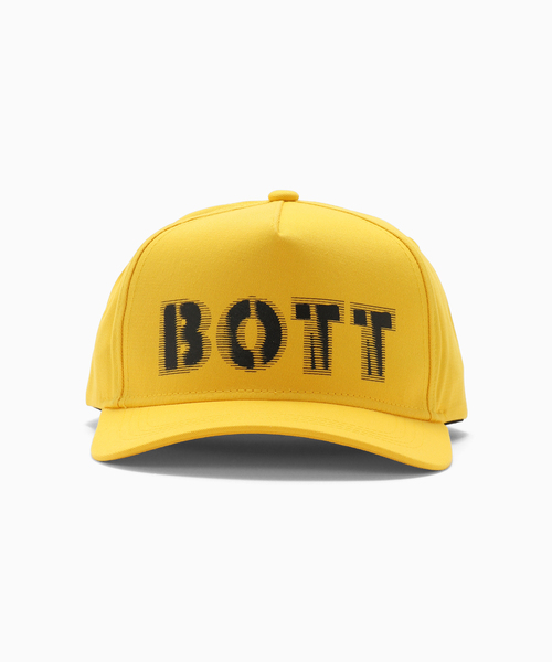 BOTT（ボット）の「BoTT / ボット MOIRE 5-PANEL CAP（キャップ・メンズ・ブラック/イエロー・FREE）」の4枚目の写真