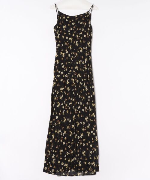 CLANE(クラネ)の「CLANE/クラネ/MABEL FLOWER DRAPE CAMI ONEPIECE(ワンピース・レディース・ブラック/オレンジ・1)」の15枚目の写真