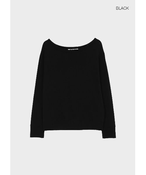 BLACKUP（ブラックアップ）の「[MADE] キクンボートネックオーバーフィット長袖Tシャツ（Tシャツ/カットソー・レディース・レッド/グレー/ブラック/ブルーグリーン・FREE）」の9枚目の写真