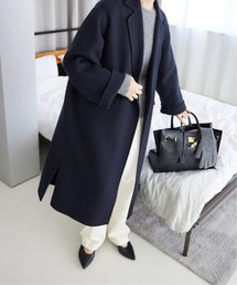 SLOBE IENA（スローブイエナ）の「《シリーズあり/追加》souple woolダブルフェイスチェスターコート（チェスターコート）」