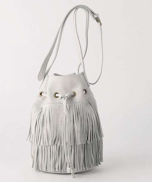 BEAUTY&YOUTH UNITED ARROWS(ビューティーアンドユースユナイテッドアローズ)の「BY フリンジミニドロストショルダー2 ◆(ショルダーバッグ・レディース・ホワイト・FREE)」の2枚目の写真