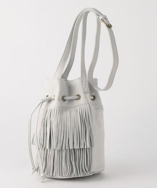 BEAUTY&YOUTH UNITED ARROWS(ビューティーアンドユースユナイテッドアローズ)の「BY フリンジミニドロストショルダー2 ◆(ショルダーバッグ・レディース・ホワイト・FREE)」の3枚目の写真