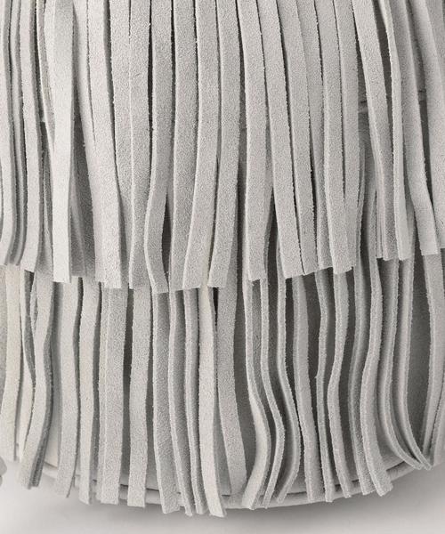 BEAUTY&YOUTH UNITED ARROWS(ビューティーアンドユースユナイテッドアローズ)の「BY フリンジミニドロストショルダー2 ◆(ショルダーバッグ・レディース・ホワイト・FREE)」の7枚目の写真