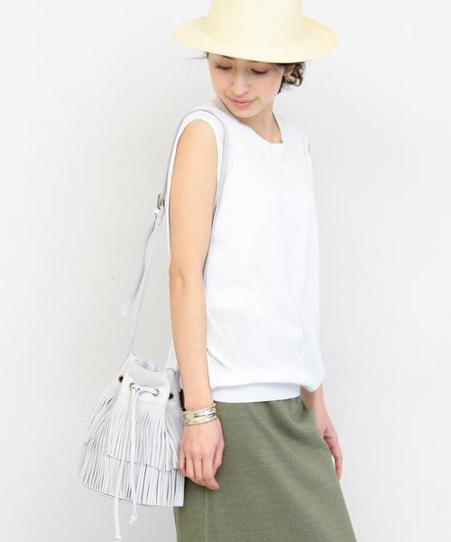 BEAUTY&YOUTH UNITED ARROWS(ビューティーアンドユースユナイテッドアローズ)の「BY フリンジミニドロストショルダー2 ◆(ショルダーバッグ・レディース・ホワイト・FREE)」の10枚目の写真