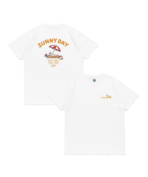 終末の蛇サニーデイネットソーシャル半袖Tシャツ(ホワイト)