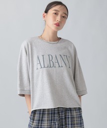 LEPSIM | ミニ裏毛ドルマンプリント6分袖　840430(Tシャツ/カットソー)
