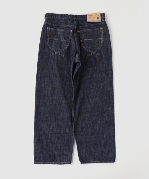 In・stru(men-tal).（インストルメンタル）の「IN STRU(MEN-TAL) / インストルメンタル ONE WASHED SELVAGE DENIM STRAIGHT PANTS（デニムパンツ・メンズ・ブラック/ブルー・46/48）」の3枚目の写真
