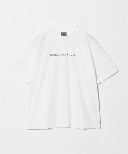 UNITED ARROWS GOLF(ユナイテッドアローズゴルフ)の「メンズ フライス モックネック シャツ UV ストレッチ(Tシャツ/カットソー・メンズ・ホワイト/オリーブ・M/L/XL)」の11枚目の写真