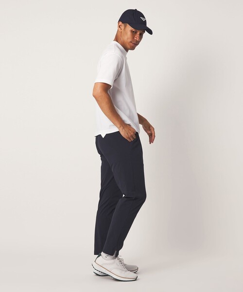 UNITED ARROWS GOLF(ユナイテッドアローズゴルフ)の「メンズ フライス モックネック シャツ UV ストレッチ(Tシャツ/カットソー・メンズ・ホワイト/オリーブ・M/L/XL)」の7枚目の写真