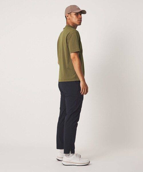 UNITED ARROWS GOLF(ユナイテッドアローズゴルフ)の「メンズ フライス モックネック シャツ UV ストレッチ(Tシャツ/カットソー・メンズ・ホワイト/オリーブ・M/L/XL)」の9枚目の写真