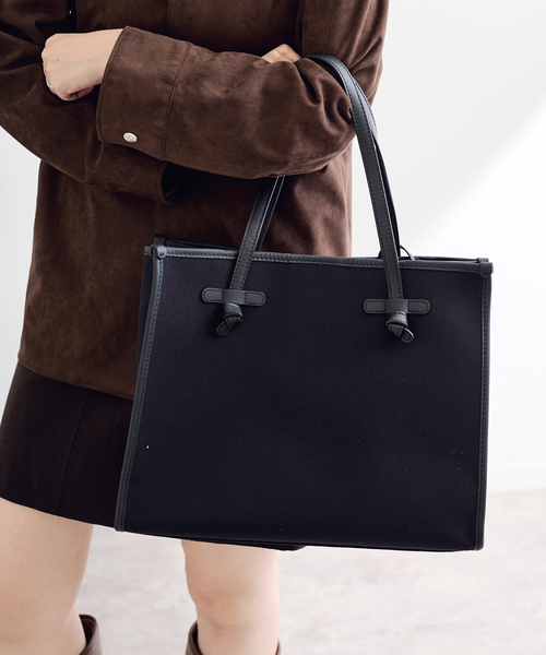 GIANNI CHIARINI(ジャンニ キアリーニ)の「《WEB限定》GIANNI CHIARINI/ ジャンニ キアリーニ MARCELLA(トートバッグ・レディース・ブラック/ブラウン・FREE)」の3枚目の写真
