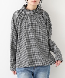 pas a pas チェックチュニック 長袖