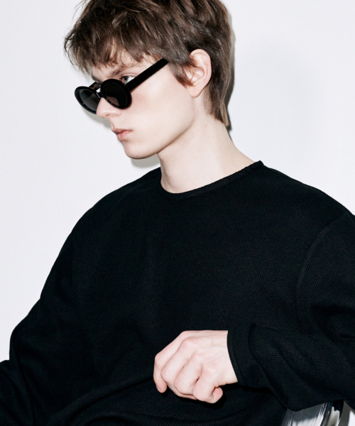 COLD BLANKET(コールドブランケット)の「リラックスド ロングスリーブ スリムニット ブラック(ニット/セーター・レディース・その他・FREE)」の9枚目の写真