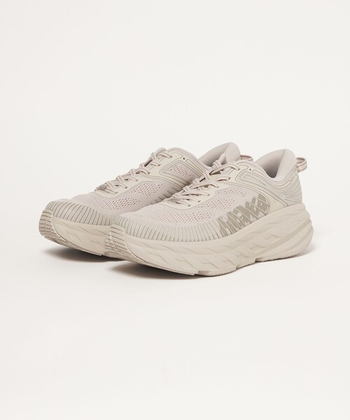 HOKA(ホカ)の「【国内EXCLUSIVE】<HOKA>ボンダイ 7 スニーカー(スニーカー・メンズ・ライトグレー・28cm/29cm/26cm/27cm)」の2枚目の写真