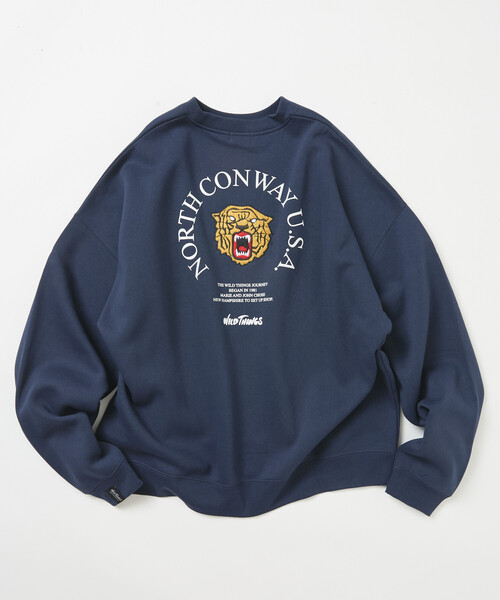 WILD THINGS（ワイルドシングス）の「限定展開 WILD THINGS/ワイルドシングス TIGER SWEAT / タイガー クルーネック スウェット（スウェット・メンズ・アッシュグレー/ブラック/ネイビー/ブラウン・SMALL/MEDIUM/LARGE）」の18枚目の写真