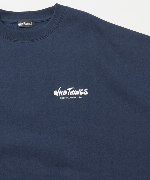WILD THINGS（ワイルドシングス）の「限定展開 WILD THINGS/ワイルドシングス TIGER SWEAT / タイガー クルーネック スウェット（スウェット・メンズ・アッシュグレー/ブラック/ネイビー/ブラウン・SMALL/MEDIUM/LARGE）」の20枚目の写真