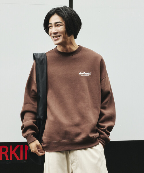 WILD THINGS（ワイルドシングス）の「限定展開 WILD THINGS/ワイルドシングス TIGER SWEAT / タイガー クルーネック スウェット（スウェット・メンズ・アッシュグレー/ブラック/ネイビー/ブラウン・SMALL/MEDIUM/LARGE）」の15枚目の写真