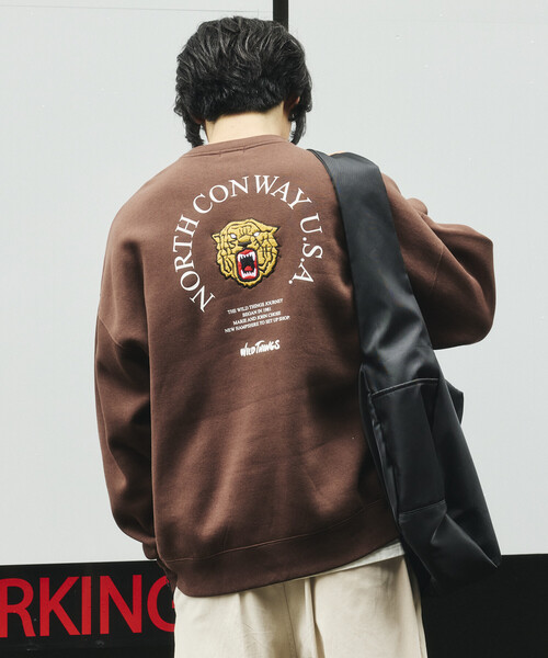 WILD THINGS（ワイルドシングス）の「限定展開 WILD THINGS/ワイルドシングス TIGER SWEAT / タイガー クルーネック スウェット（スウェット・メンズ・アッシュグレー/ブラック/ネイビー/ブラウン・SMALL/MEDIUM/LARGE）」の16枚目の写真