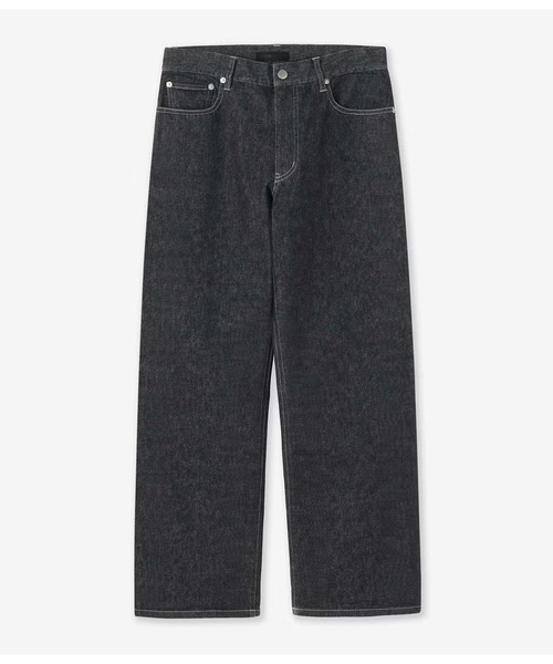 junhashimoto(ジュンハシモト)の「SEMI FLARE DENIM(デニムパンツ・メンズ・インディゴブルー/ホワイト・5)」の2枚目の写真
