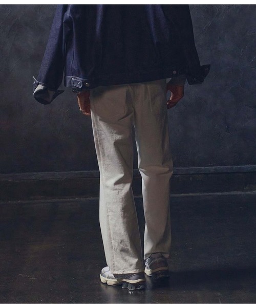 junhashimoto(ジュンハシモト)の「SEMI FLARE DENIM(デニムパンツ・メンズ・インディゴブルー/ホワイト・5)」の12枚目の写真