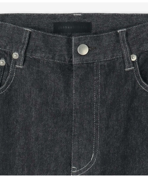 junhashimoto(ジュンハシモト)の「SEMI FLARE DENIM(デニムパンツ・メンズ・インディゴブルー/ホワイト・5)」の3枚目の写真