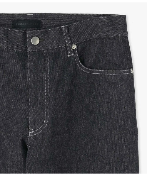 junhashimoto(ジュンハシモト)の「SEMI FLARE DENIM(デニムパンツ・メンズ・インディゴブルー/ホワイト・5)」の4枚目の写真