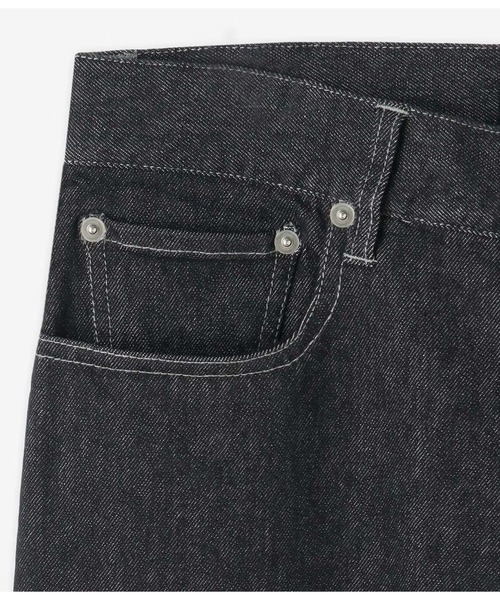 junhashimoto(ジュンハシモト)の「SEMI FLARE DENIM(デニムパンツ・メンズ・インディゴブルー/ホワイト・5)」の5枚目の写真