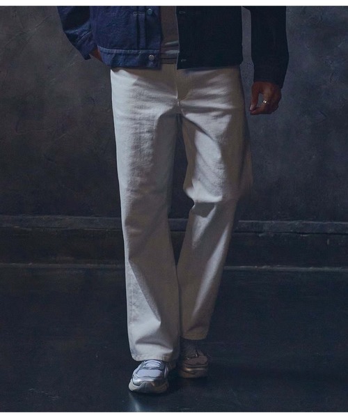 junhashimoto(ジュンハシモト)の「SEMI FLARE DENIM(デニムパンツ・メンズ・インディゴブルー/ホワイト・5)」の10枚目の写真