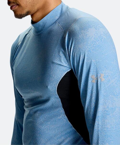 UNDER ARMOUR(アンダーアーマー)の「UAジャカード ロングスリーブ シャツ(トレーニング/メンズ)(Tシャツ/カットソー・メンズ・ブルー系・XL/2XL/L/3XL/M/S)」の4枚目の写真