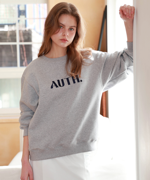 AUTH.(オース)の「アセンティックスウェットシャツ (グレー)(スウェット・レディース・その他・FREE)」の3枚目の写真