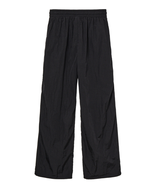 DEINET（ダイニット）の「DRAWSTRING NYLON PANTS IN BLACK（スウェットパンツ・レディース・その他・SMALL/MEDIUM）」の2枚目の写真