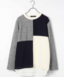 RAGEBLUE | 切り替えパネルクルー/717480(Tシャツ/カットソー)