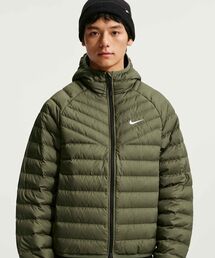 ナイキ ウィンドランナー メンズ ライトウェイト ダウン マイクロチャネル ジャケット / Nike Windrunner Men's Lightweight Down Microchannel Jacket JA0742-222 Medium Olive
