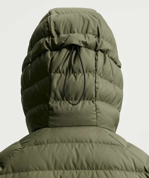 NIKE(ナイキ)の「ナイキ ウィンドランナー メンズ ライトウェイト ダウン マイクロチャネル ジャケット / Nike Windrunner Men's Lightweight Down Microchannel Jacket JA0742-222 Medium Olive(ダウンジャケット/コート・メンズ・オリーブ・S/L/M/2XL)」の3枚目の写真